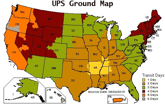 UPS Map-1